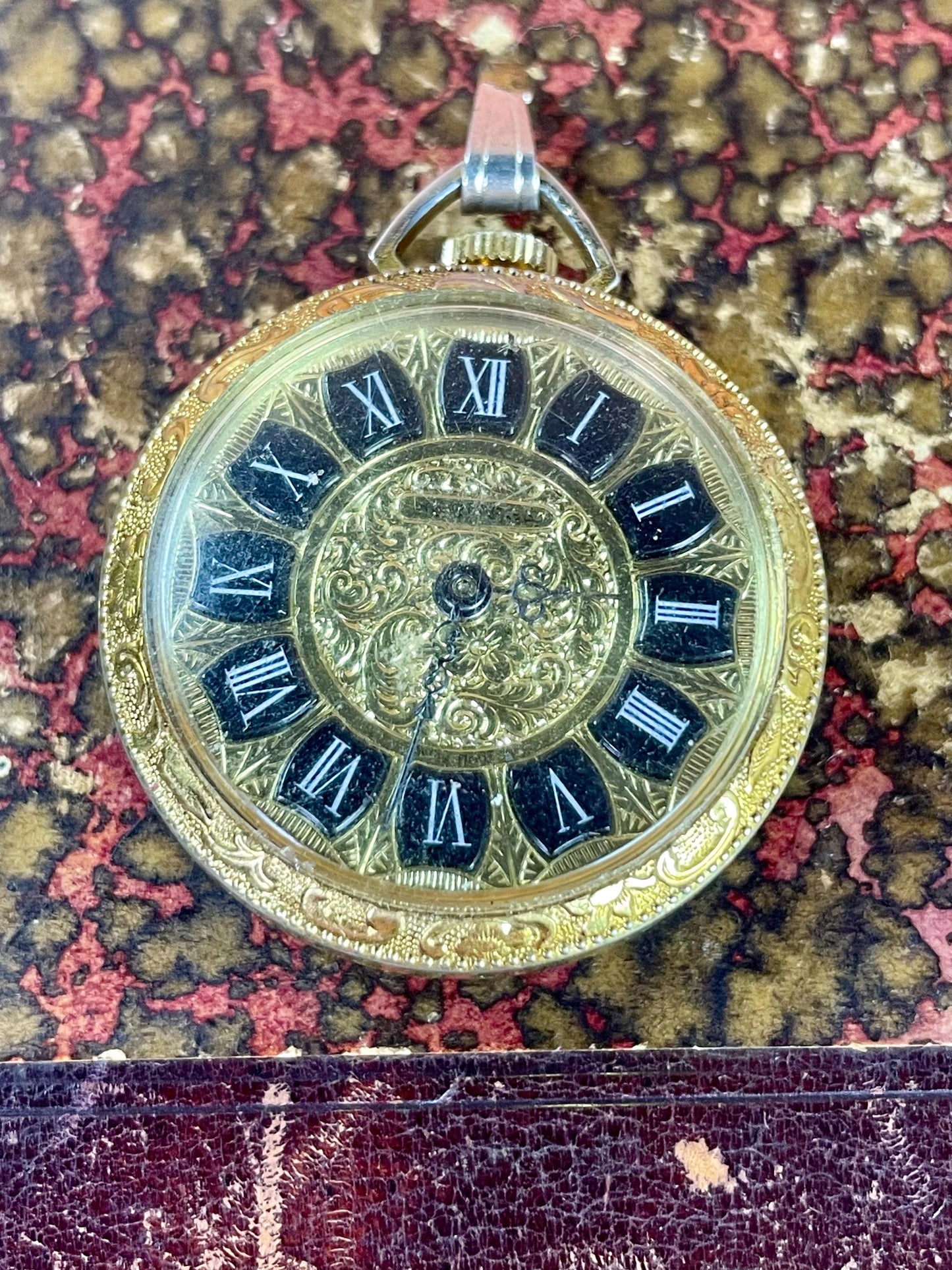 1.5 Pocket Watch with Roman Numerals (Needs Battery/Repairs)