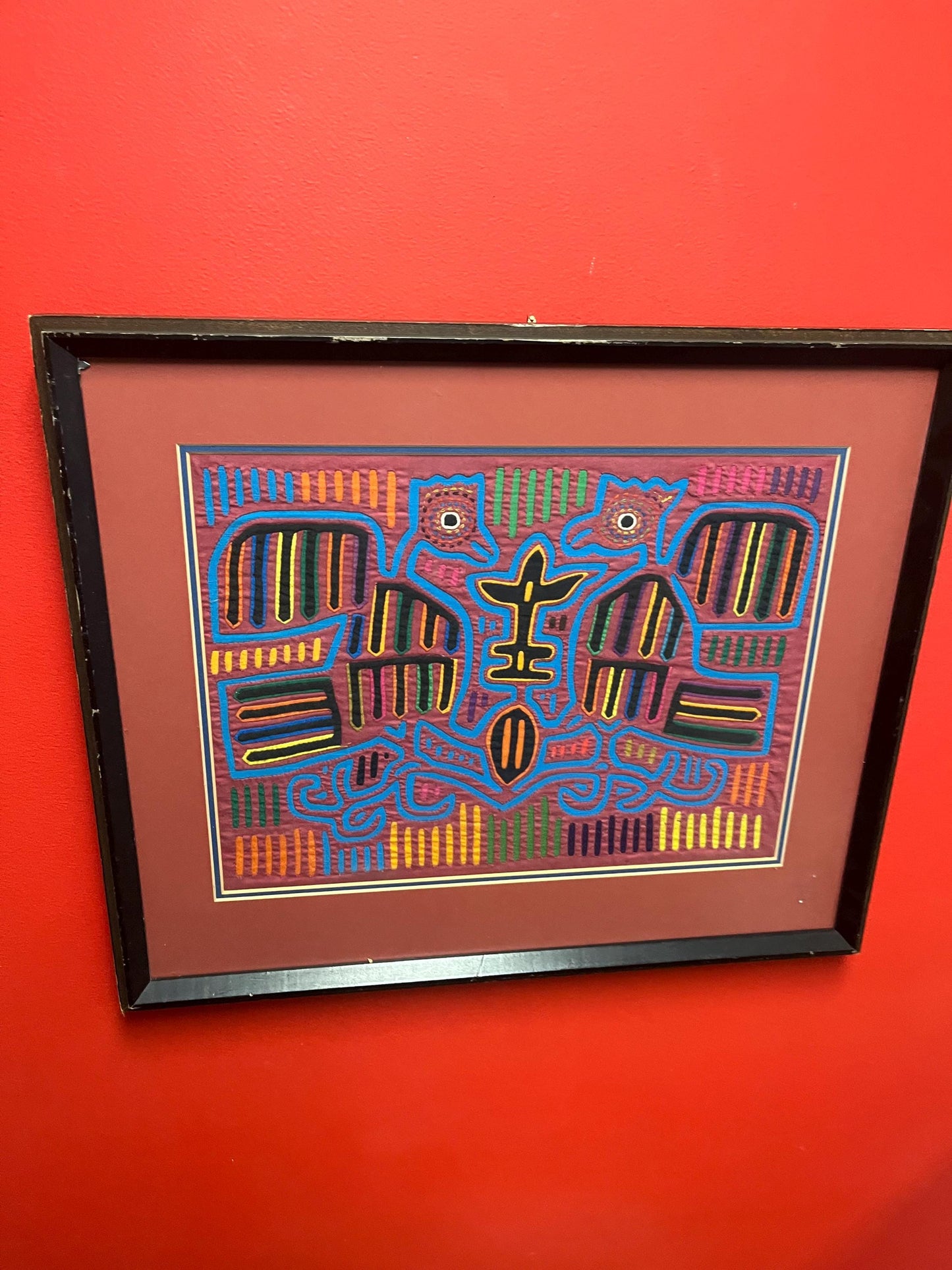 Beautiful huge South American MOLA infra  great imagery and detail  23 x 19 mola great Condition  South American art