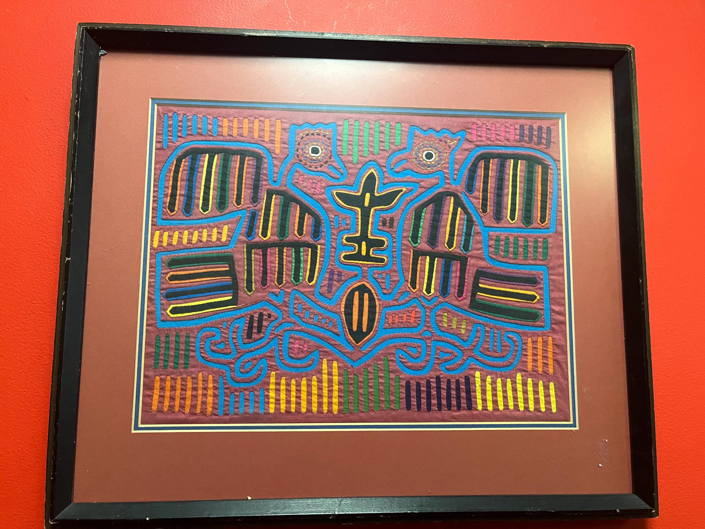 Beautiful huge South American MOLA infra  great imagery and detail  23 x 19 mola great Condition  South American art