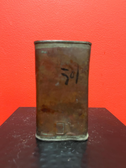 5 x 3 ancient Chinese copper box  signed with great patina  cool Chinese collectable piece  - Ready to use or gift