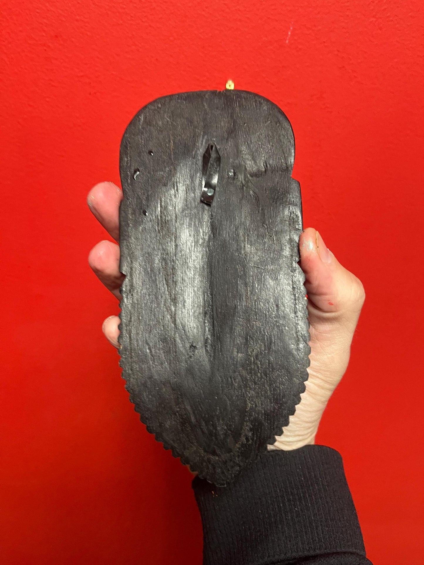 Unusual Wooden African 7.5 inch long mask  unusual and beautiful