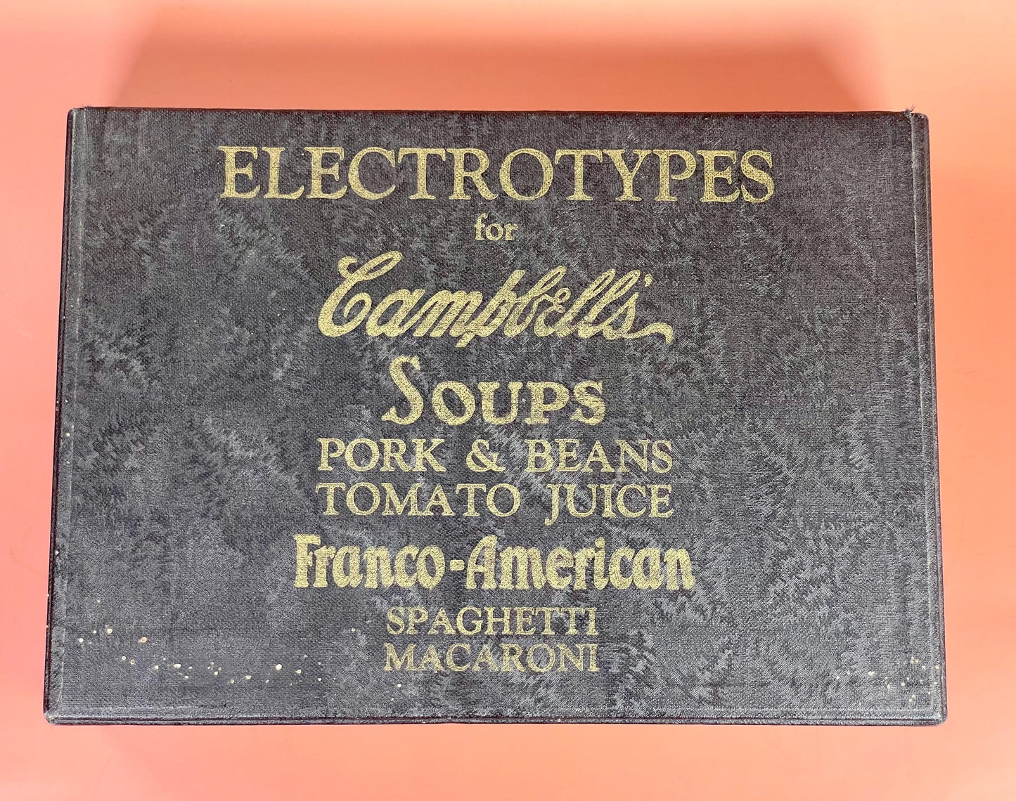Cool American Electrotypes box  Great Graphics  Campbells Soup