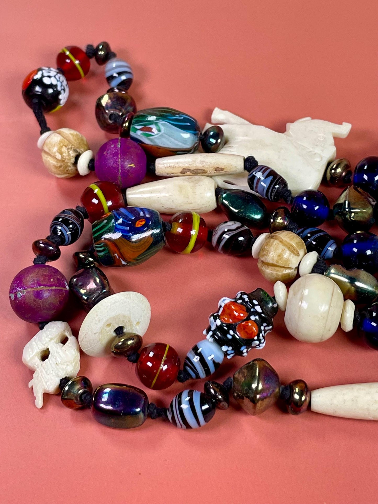 Amazing approx 40 inch Beaded Necklace