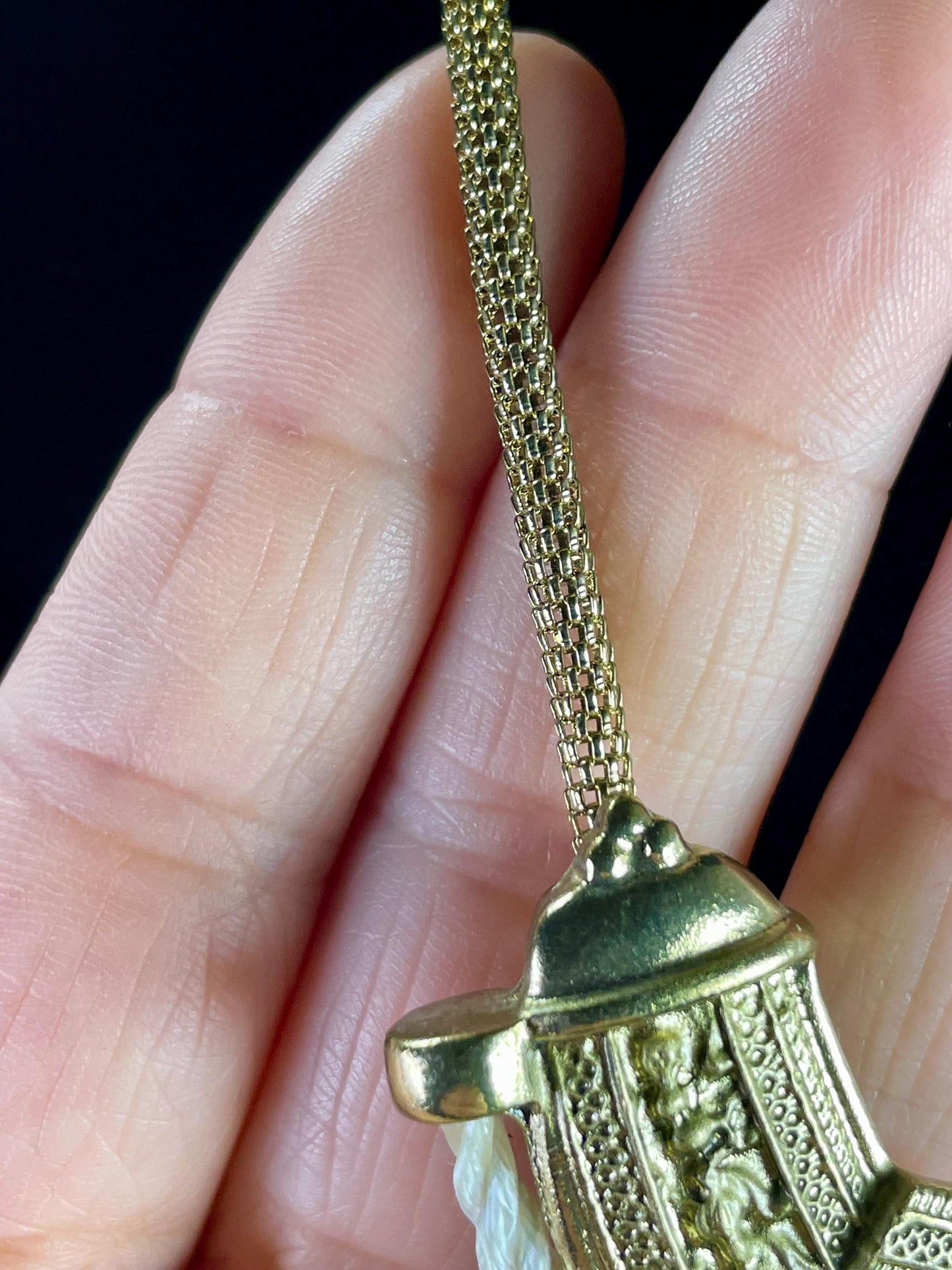 Bold Statement Necklace  Turquoise & Coral Accents