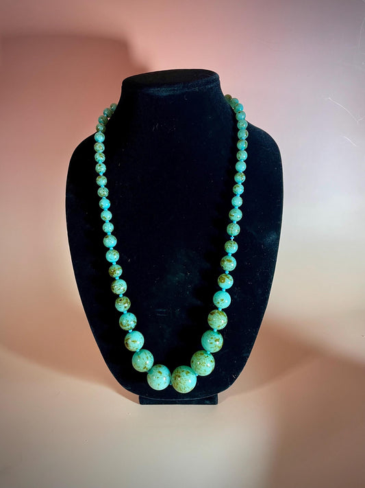 30 inches approx stone bead Necklace Beautiful color