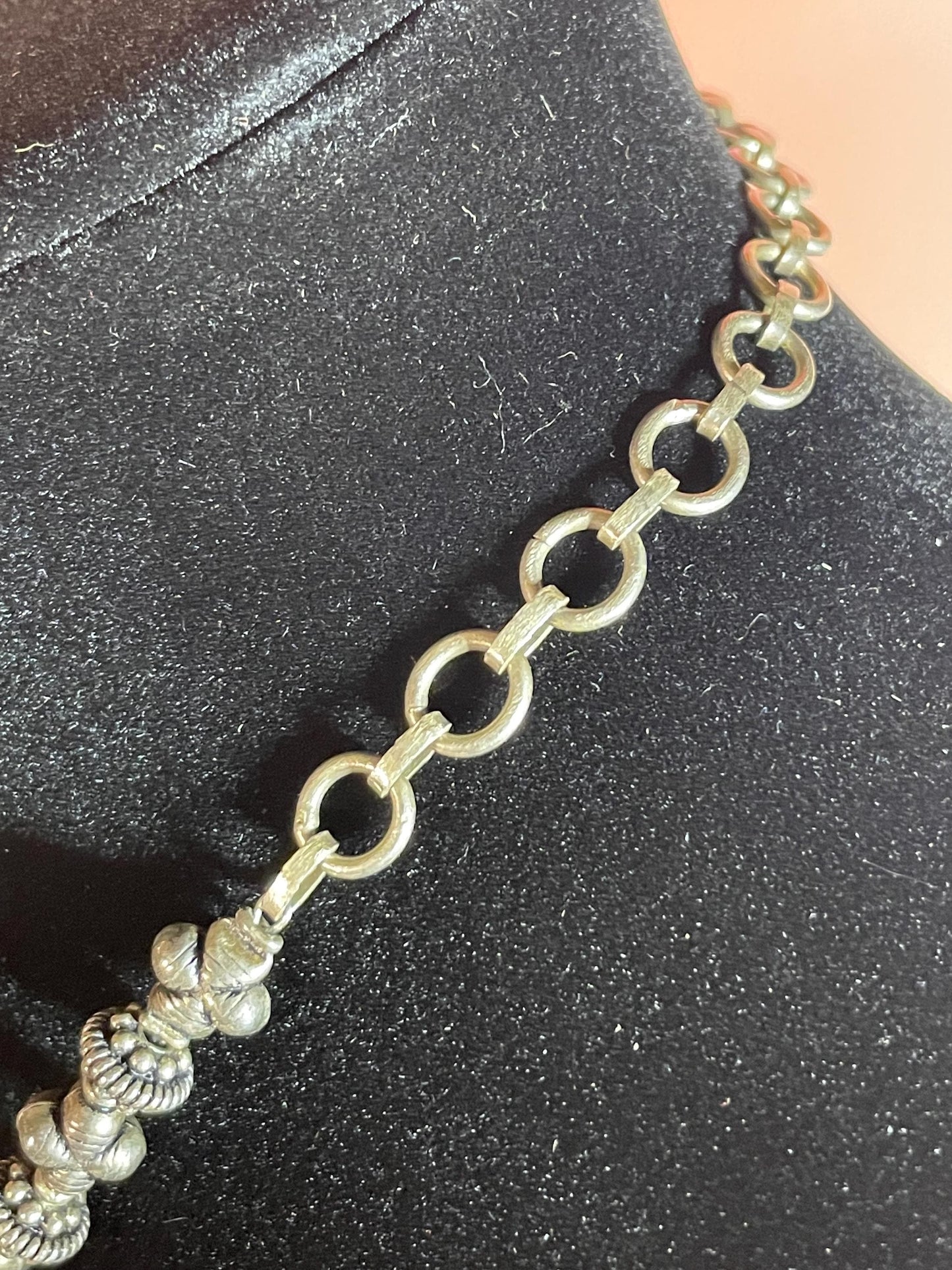 Approx 18.5 inch Adjustable Stone Necklace