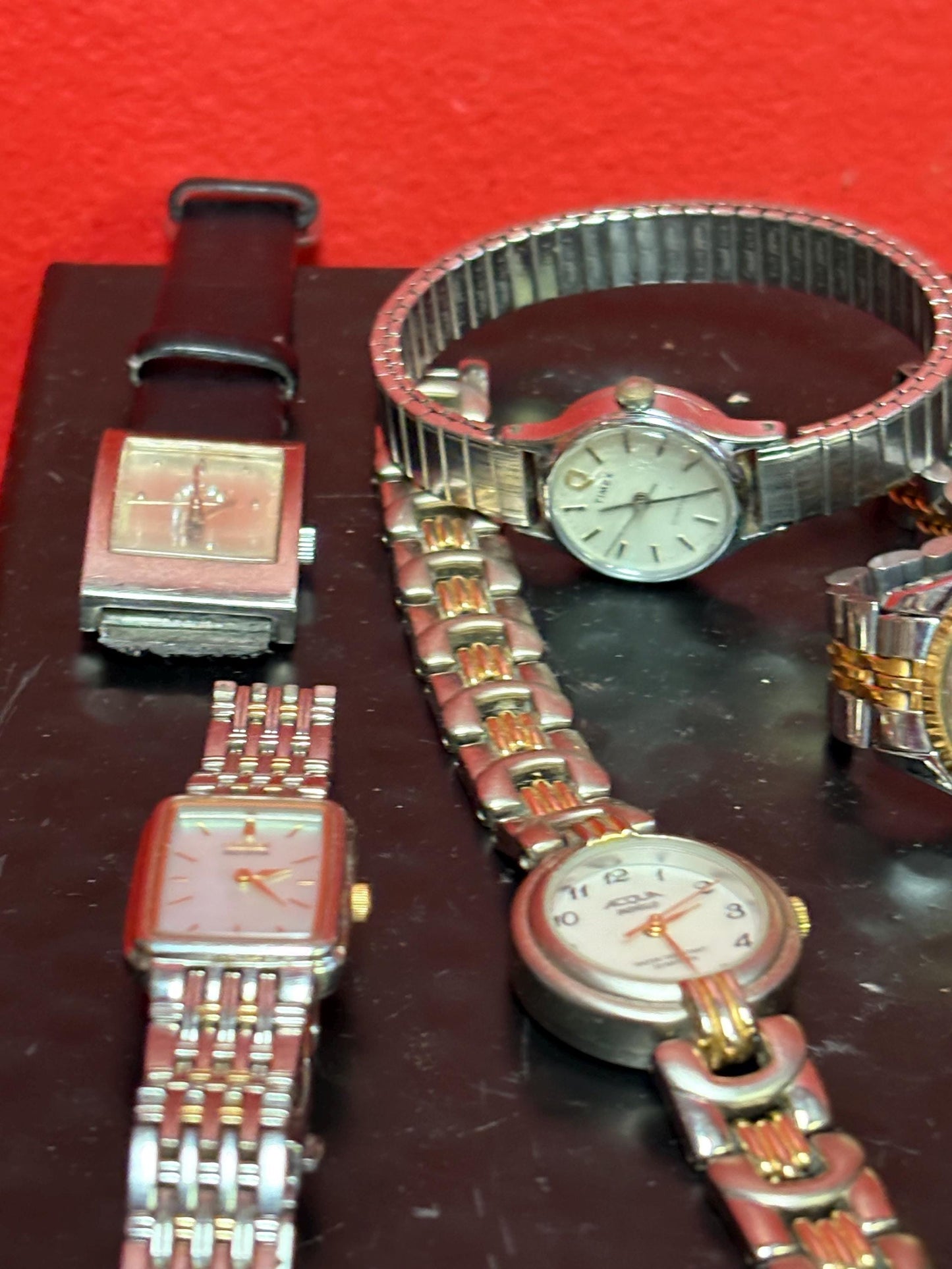 Cool lot of womens watches  job lot  as is  good for tinkering  or resale - #23