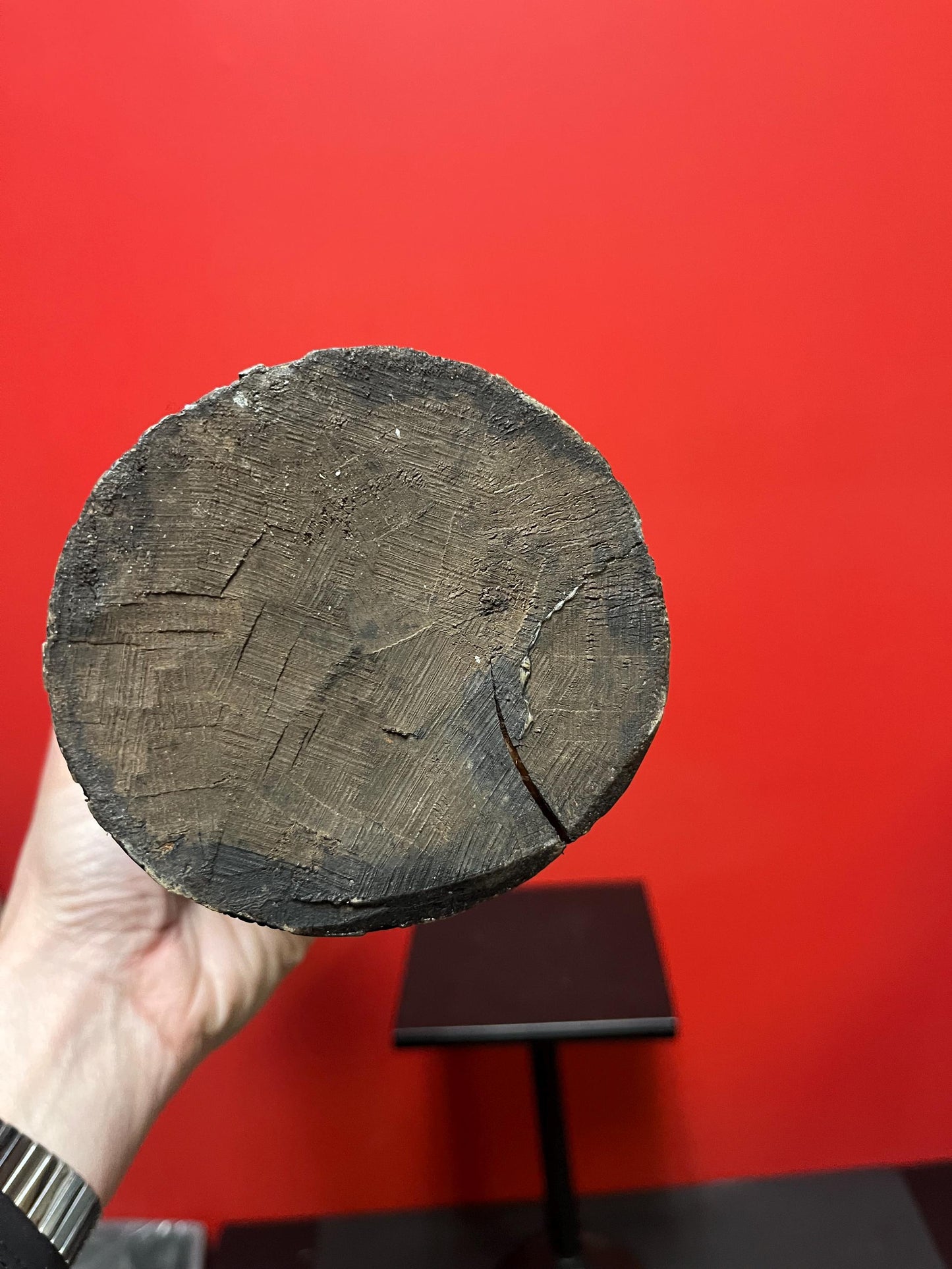 Rare western African wood fertility statue  wonderful detail and quality  African cultural treasure  19 inches tall