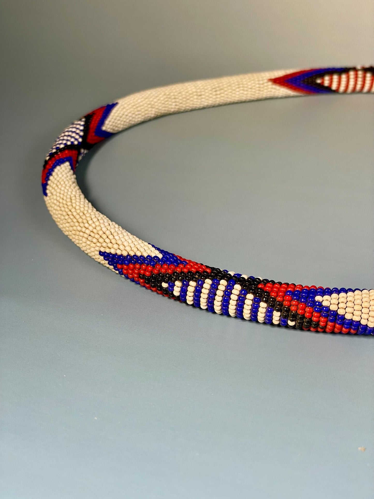 Authentic South African Zulu Isibhamba Beaded Belt (1948)  25.5 inches, from Nqutu