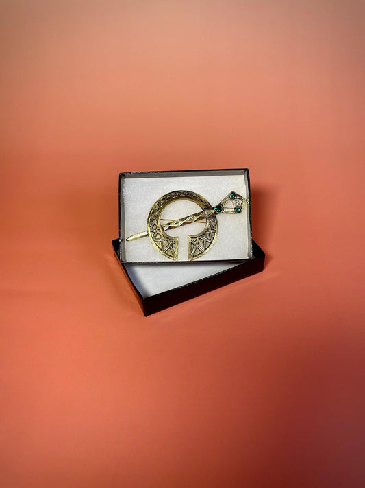 3.25 inch Celtic Brooch in Box