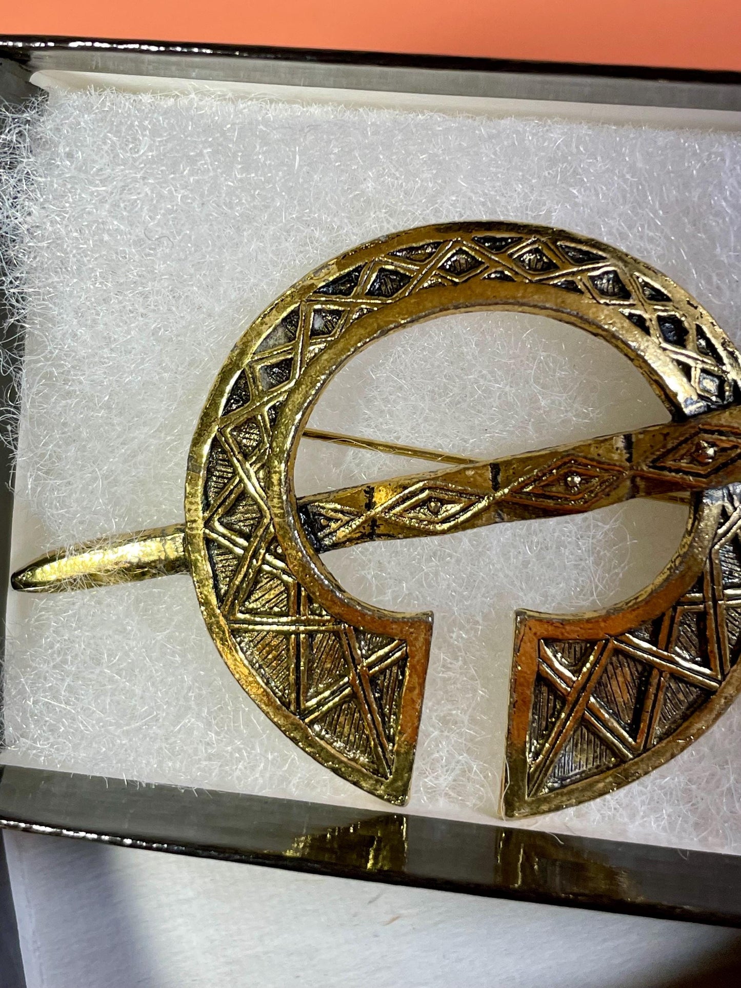 3.25 inch Celtic Brooch in Box