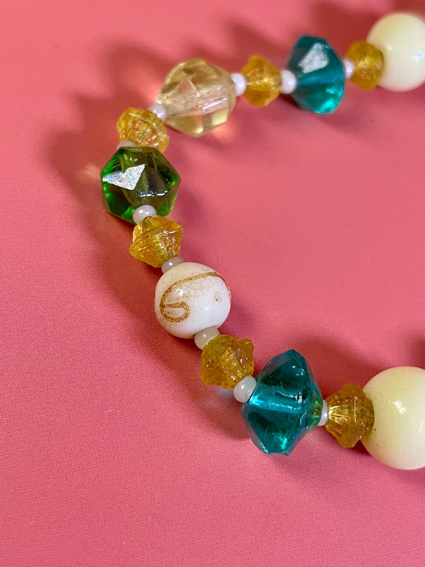 24 inch Colourful Beaded Necklace