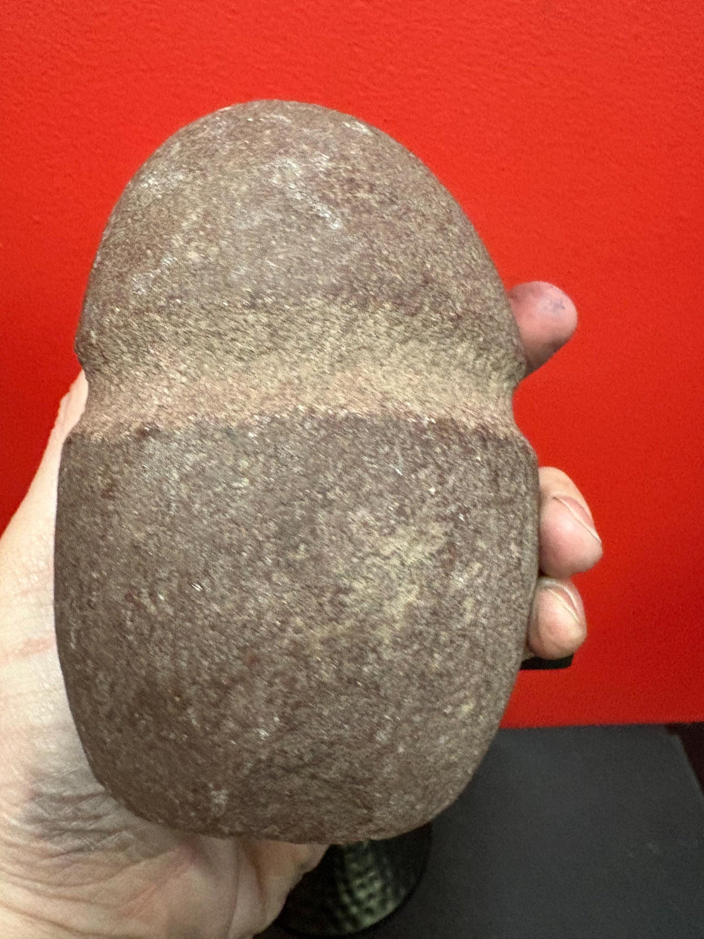 6 inch high authentic antique indigenous first nations Pacific Northwest Coast stone  plummet tool — from Vancouver Island collection