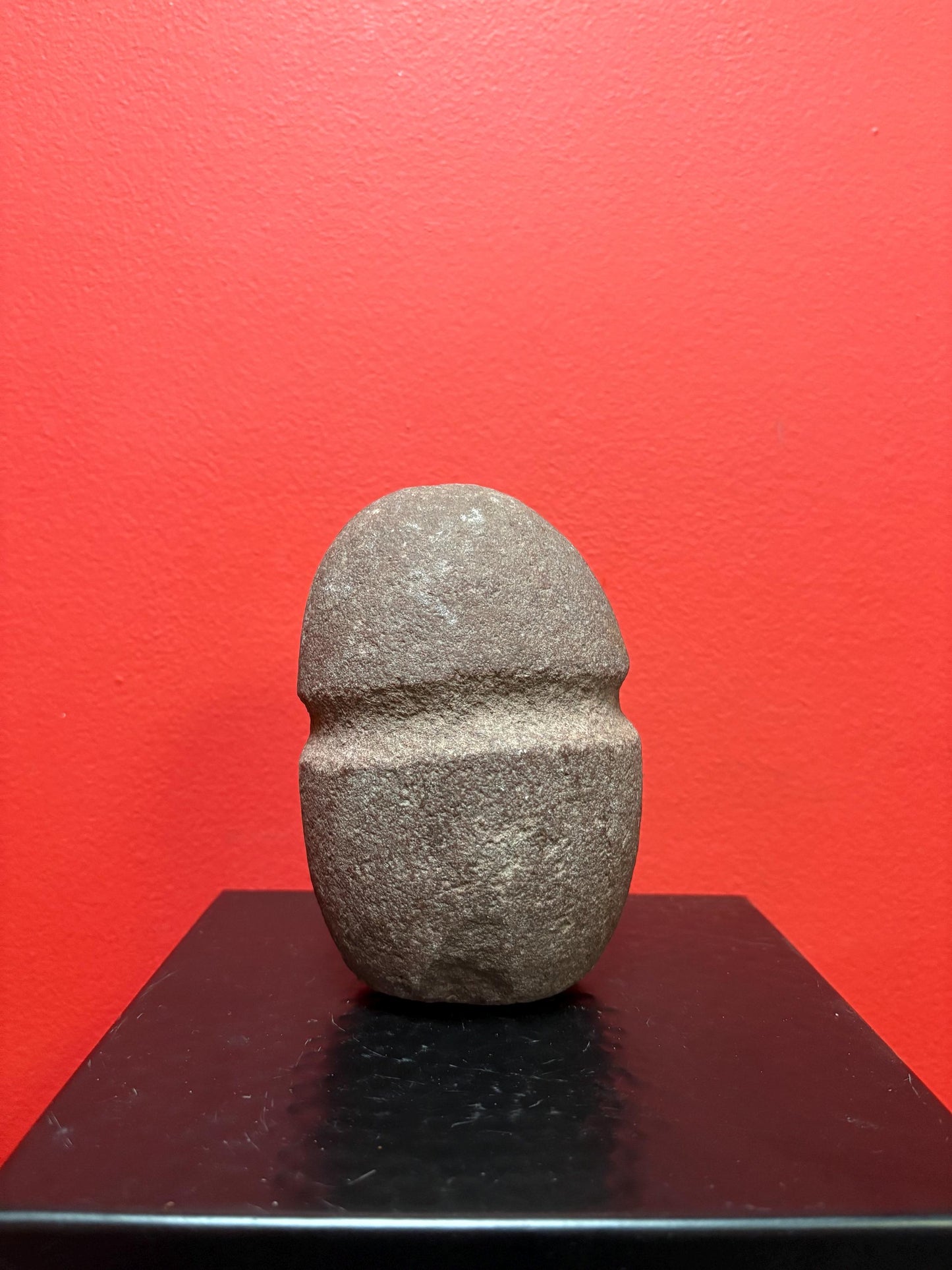 6 inch high authentic antique indigenous first nations Pacific Northwest Coast stone  plummet tool — from Vancouver Island collection
