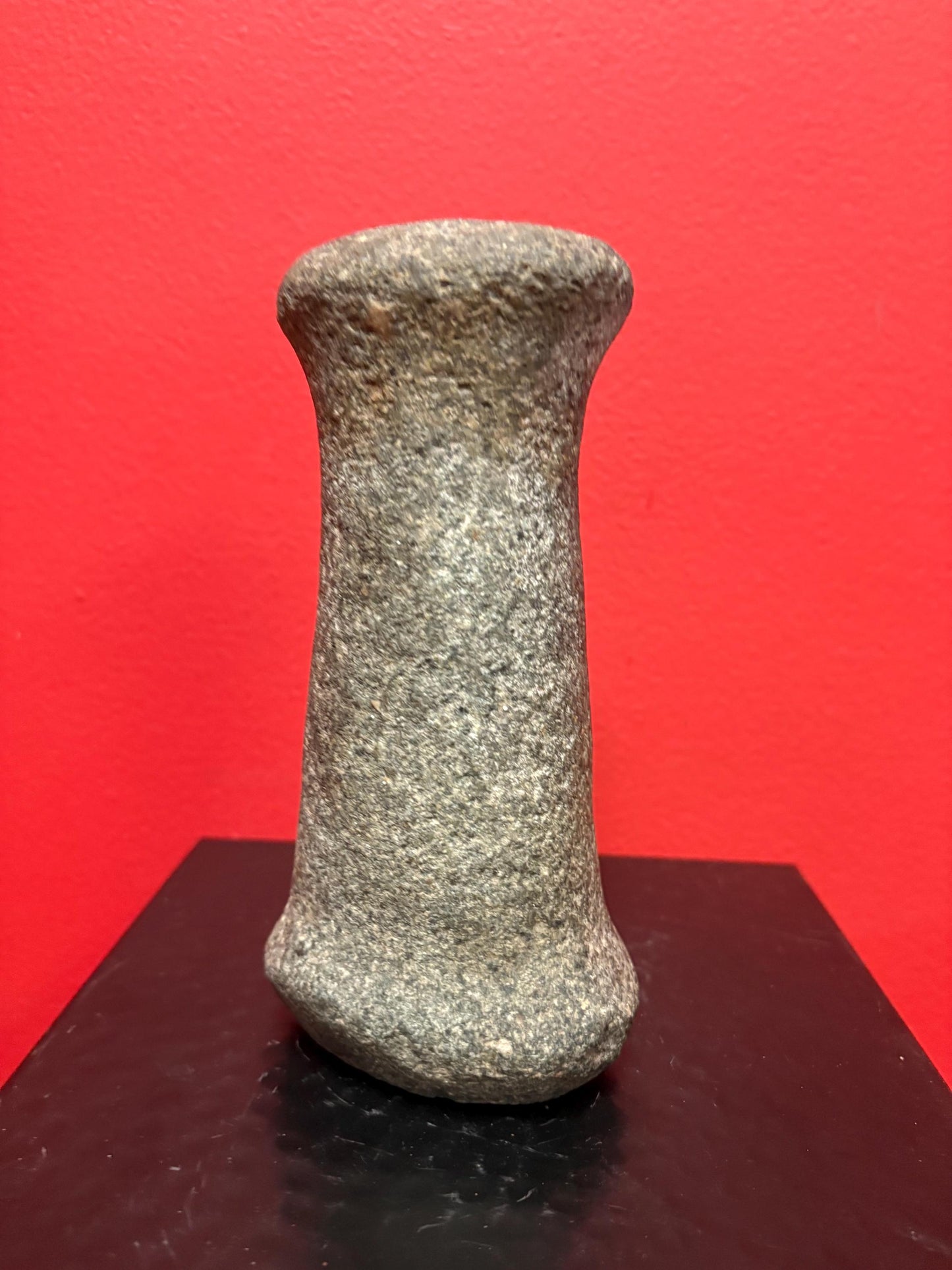 7 inch high authentic antique indigenous first nations Pacific Northwest Coast stone  plummet tool  from Vancouver Island collection