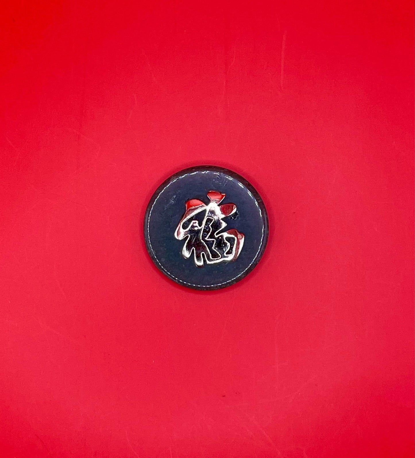 Lovely old Chinese untested, gold and jade pendant   beautiful and good value  1.25 inches long