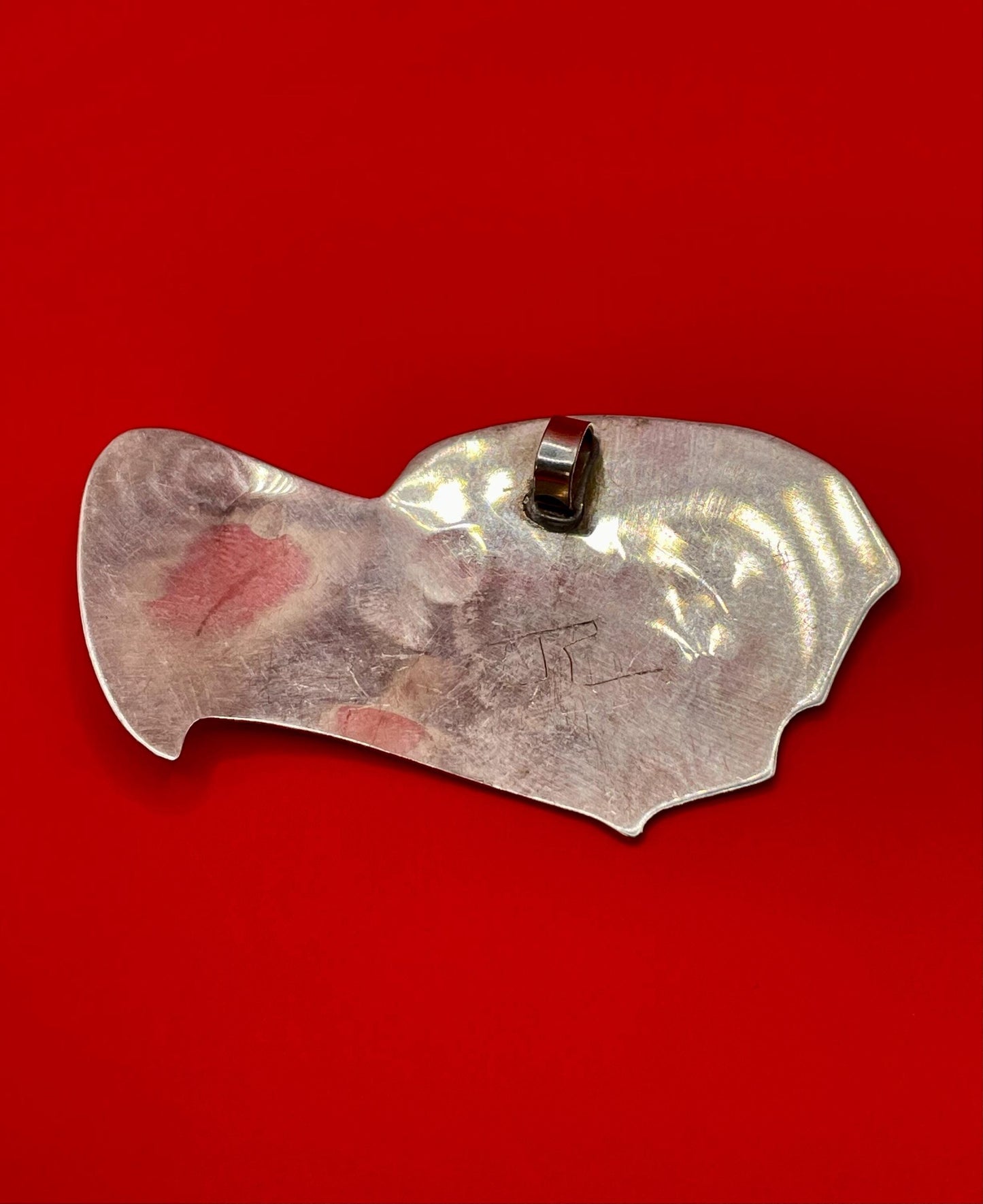 Stunning Indigenous First Nations pacific northwest coast raven pendant brooch signed by artist  great detail