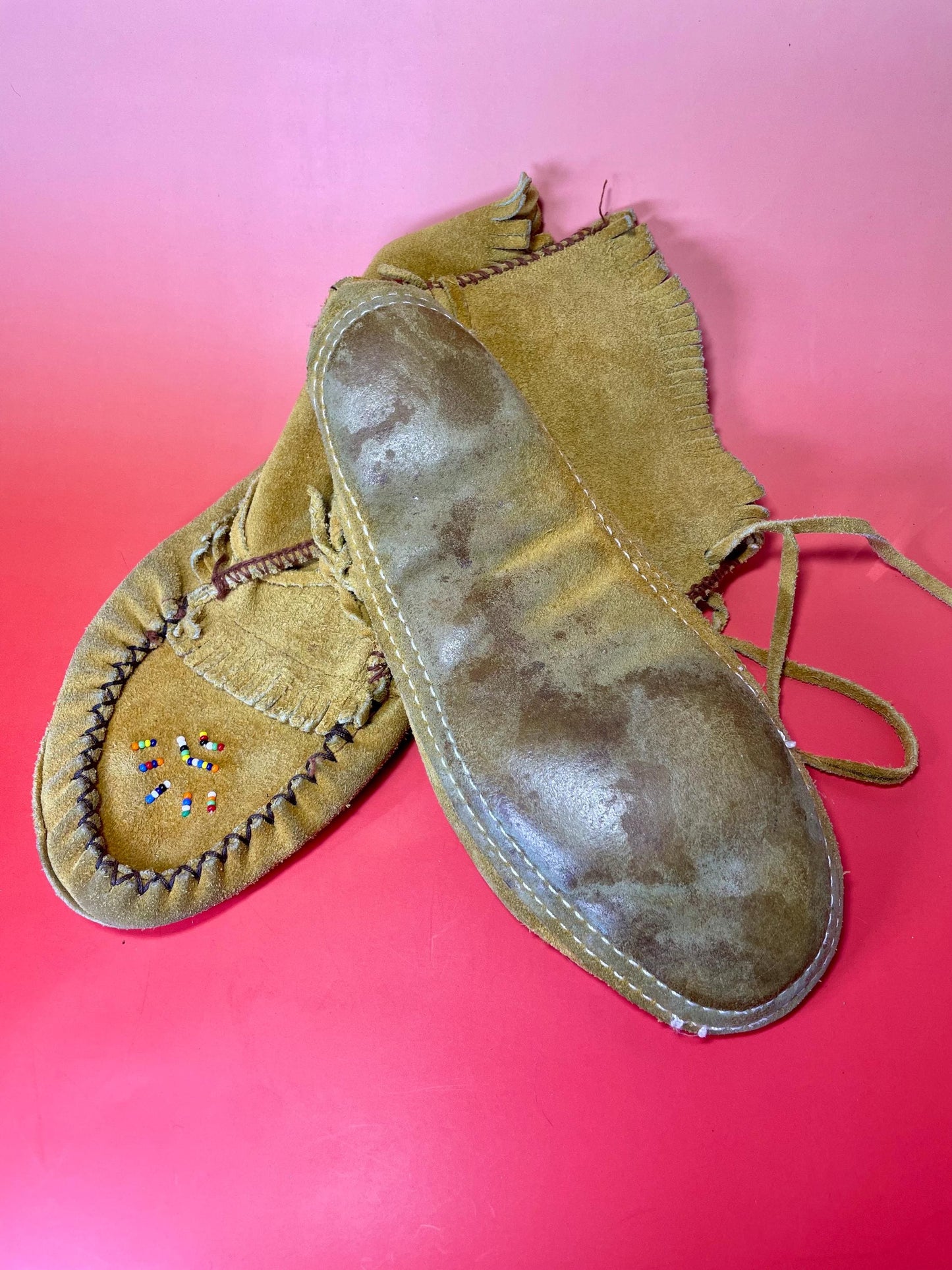 Indigenous First Nations adult Moccasins