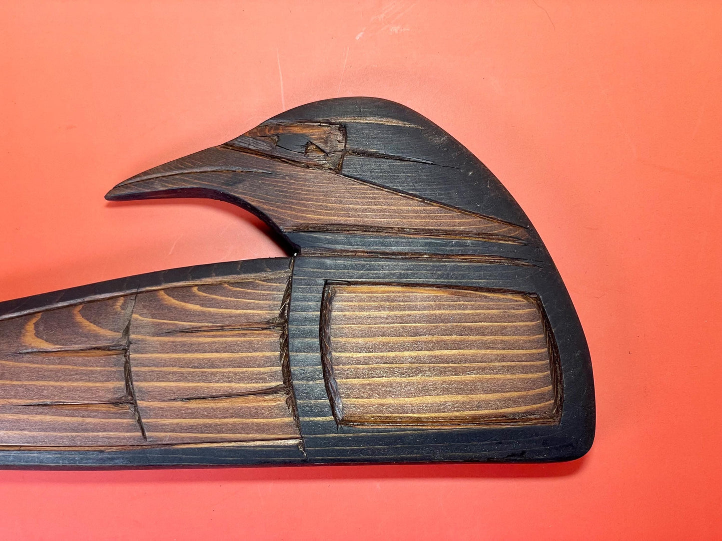 Signed Loon Carving by Frank and Dora Frenchie  Indigenous First Nations