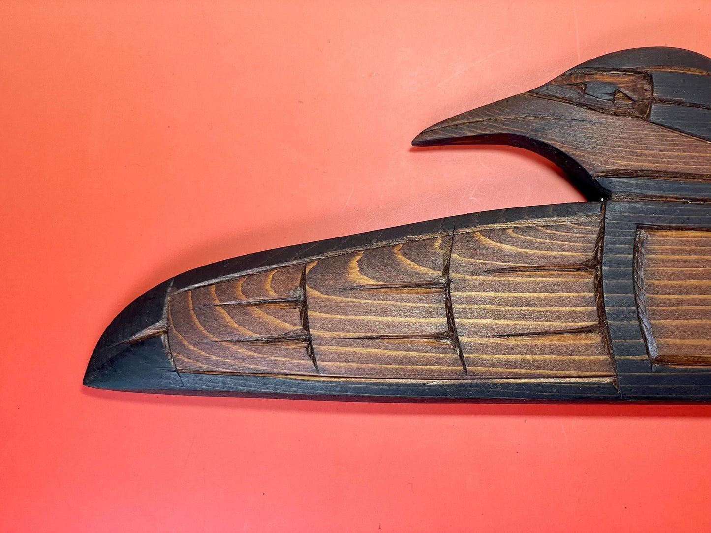 Signed Loon Carving by Frank and Dora Frenchie  Indigenous First Nations