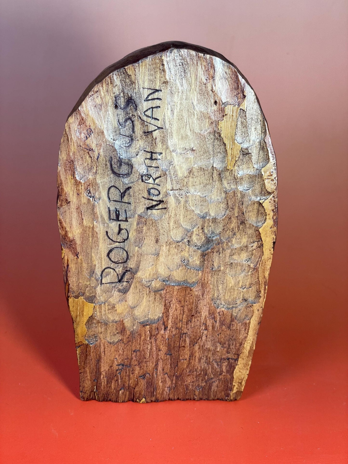 6 inch Signed Roger Guss carving