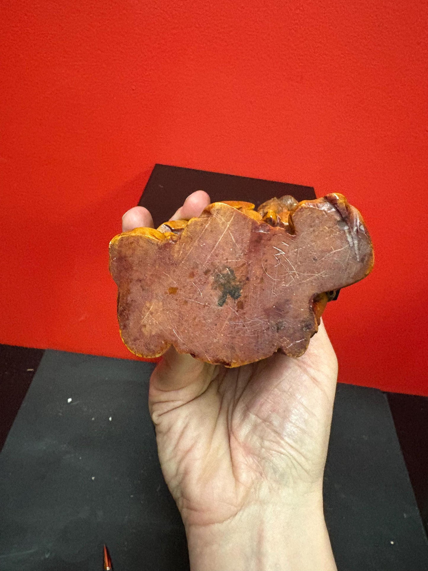 Gorgeous antique Chinese stone statue of woman and child wonderful detail and great value - Chinese antiques