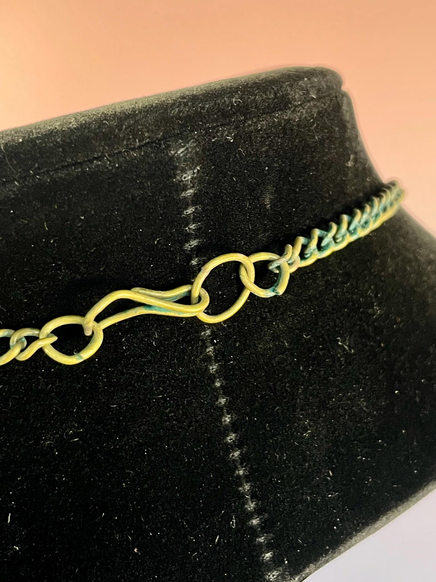 Lovely ocean themed bronze necklace - approximately 25 inches long  very unusual and cool