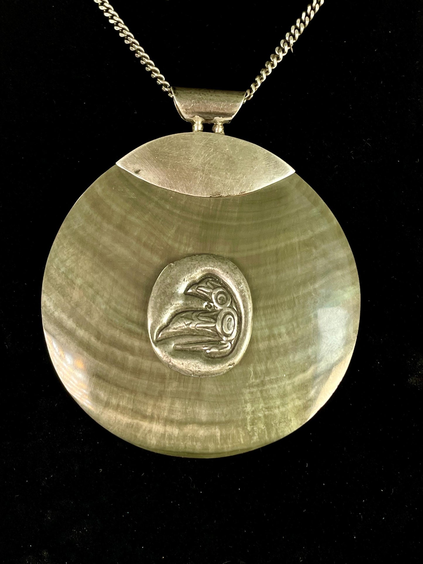 Indigenous First Nations silver and shell necklace  amazing gift