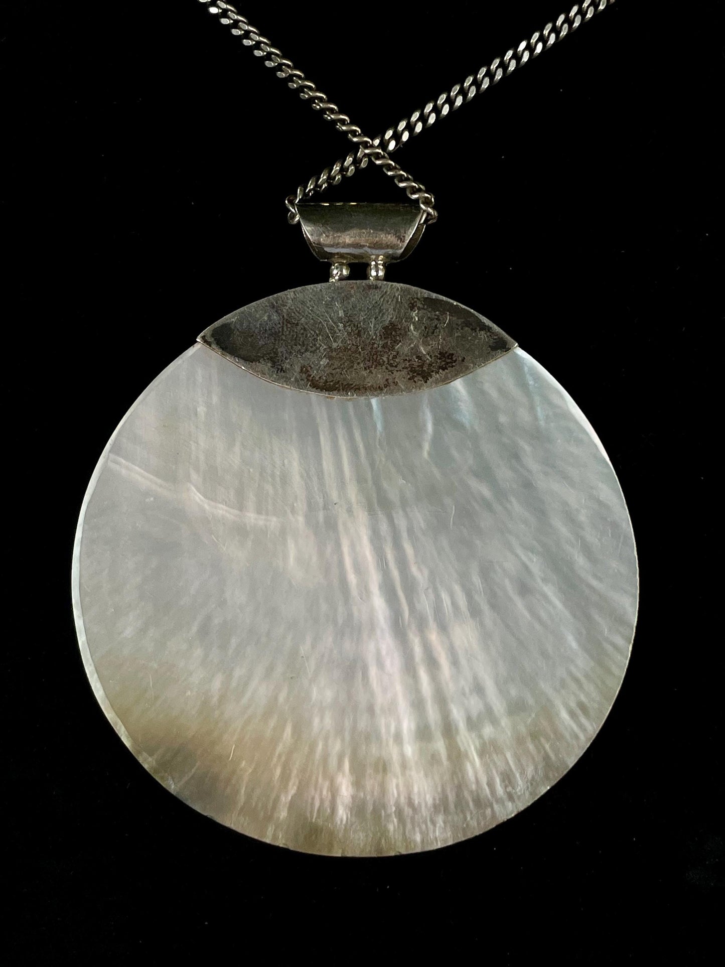 Indigenous First Nations silver and shell necklace  amazing gift