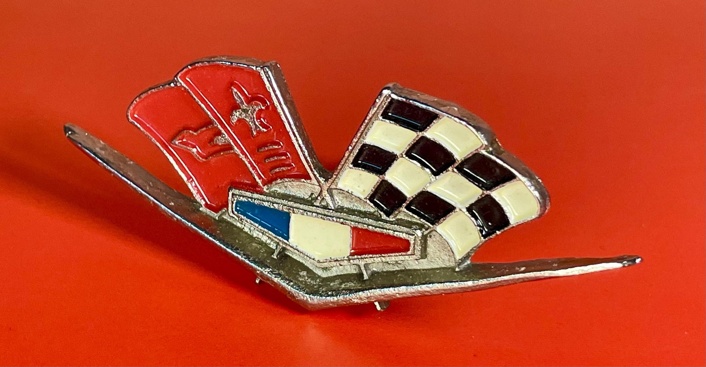 Racing Flag Drawer Pulls  Set of 2