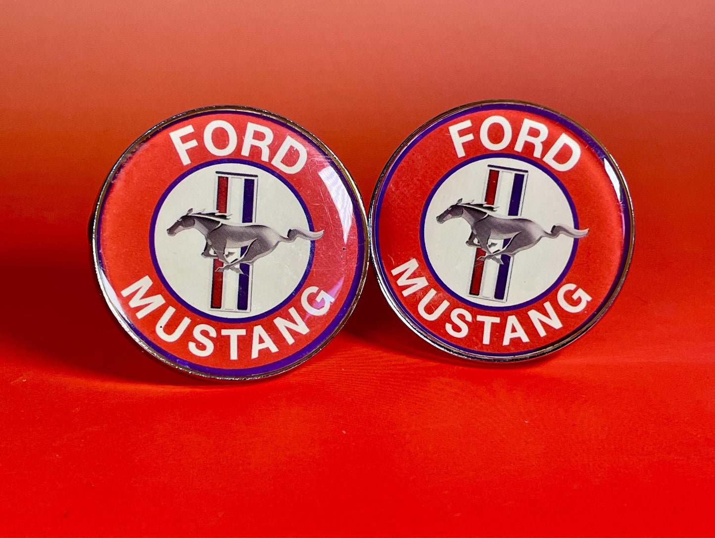 Classic Ford Mustang-Inspired Set of 2.25-Inch Drawer Pulls for Car Lovers