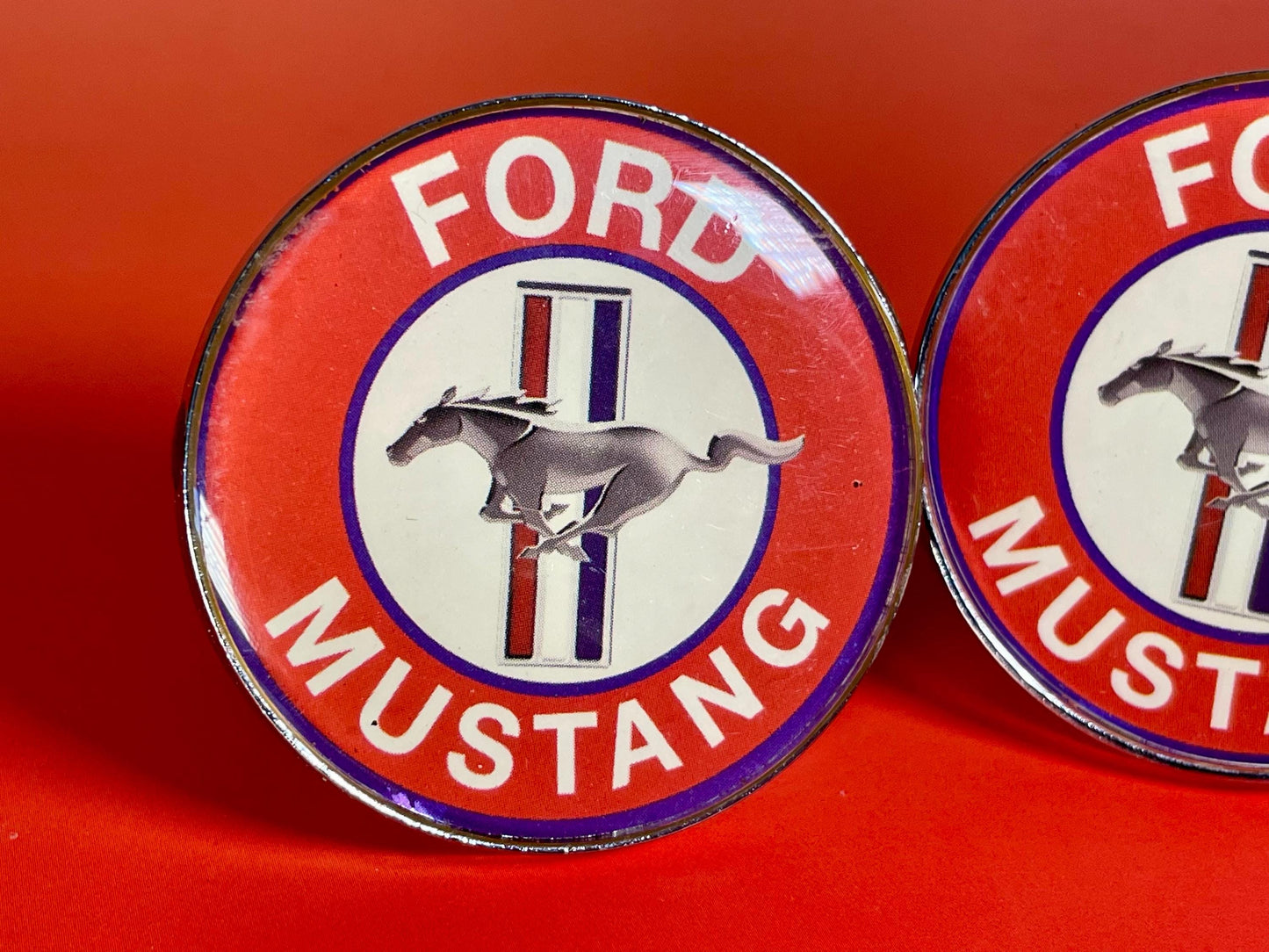 Classic Ford Mustang-Inspired Set of 2.25-Inch Drawer Pulls for Car Lovers