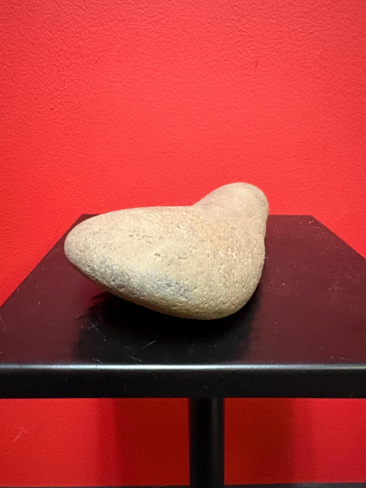 7 inch high authentic antique indigenous first nations Pacific Northwest Coast stone  plummet tool  from Vancouver Island collection