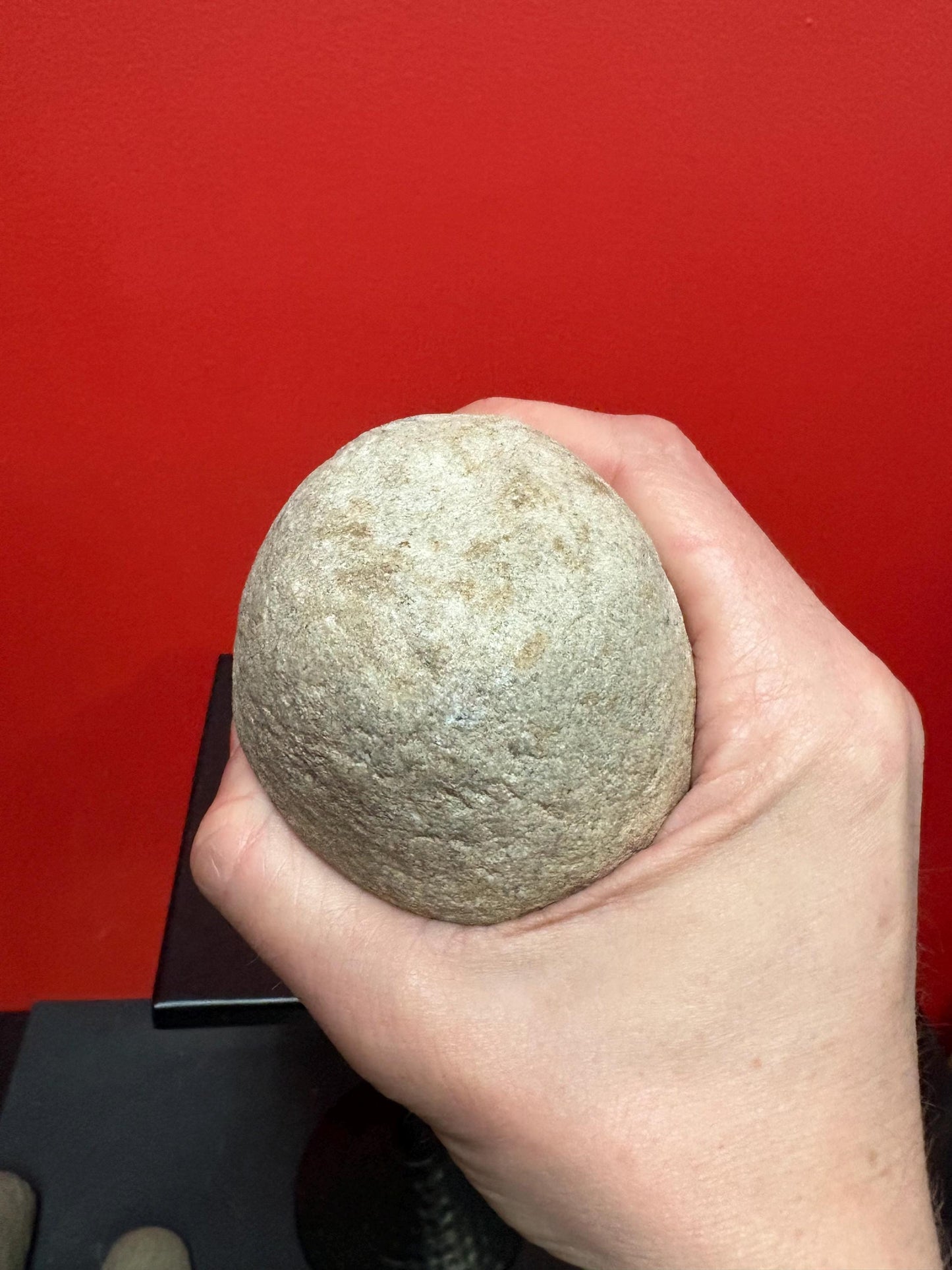 5 inch high authentic antique indigenous first nations Pacific Northwest Coast stone  plummet tool  from Vancouver Island collection