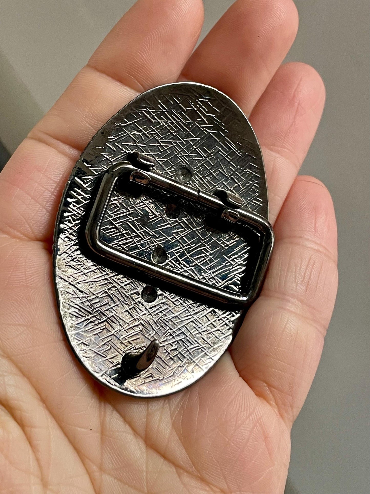 Cool 2.5 inch wide belt buckle with flower design great price and great gift