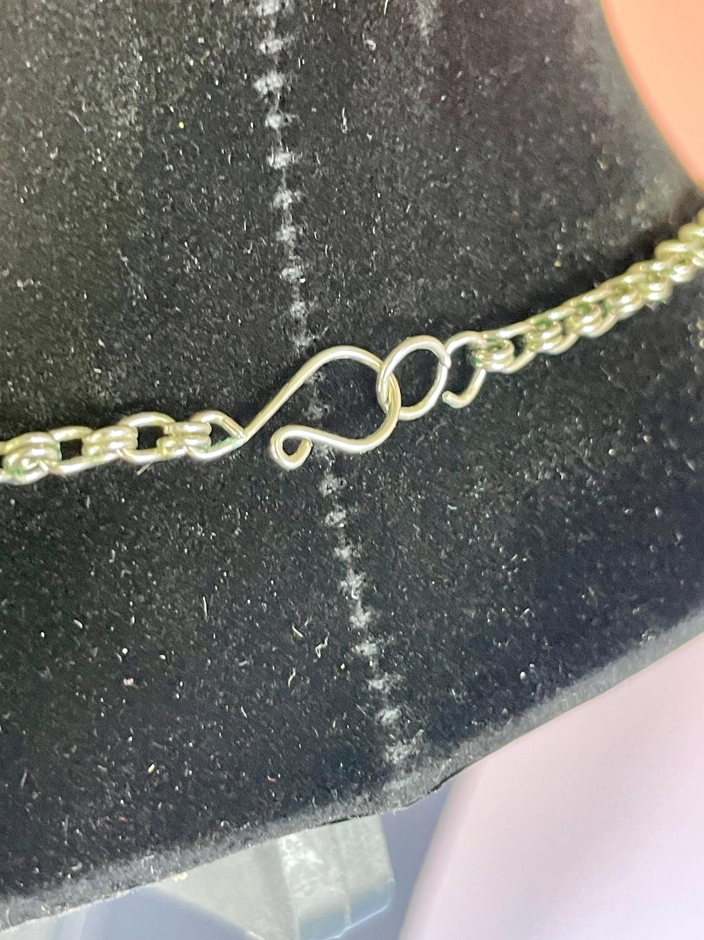 Gorgeous Blue Gemstone and Silver Necklace and Earring set