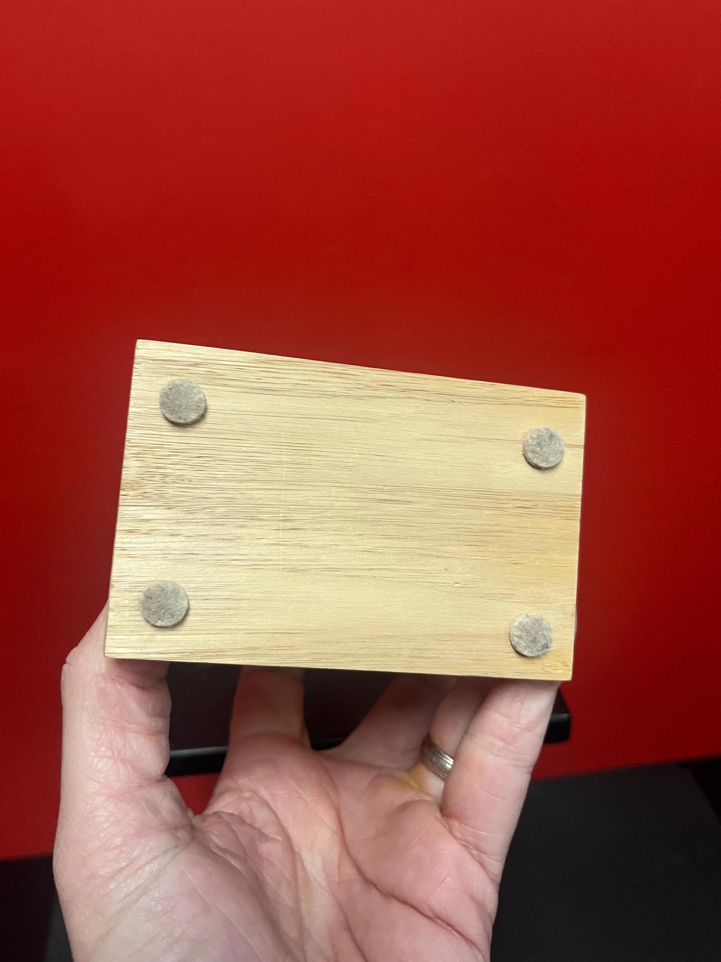 Beautiful indigenous first nations Haida wooden carved  and painted box  great detail and abalone features  7 x 4 wide