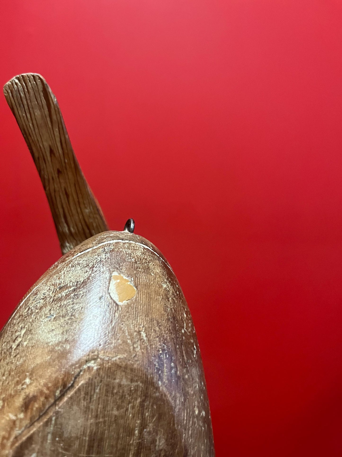 Beautiful 16 inch long antique Canadian wooden duck decoy simply perfect  wow