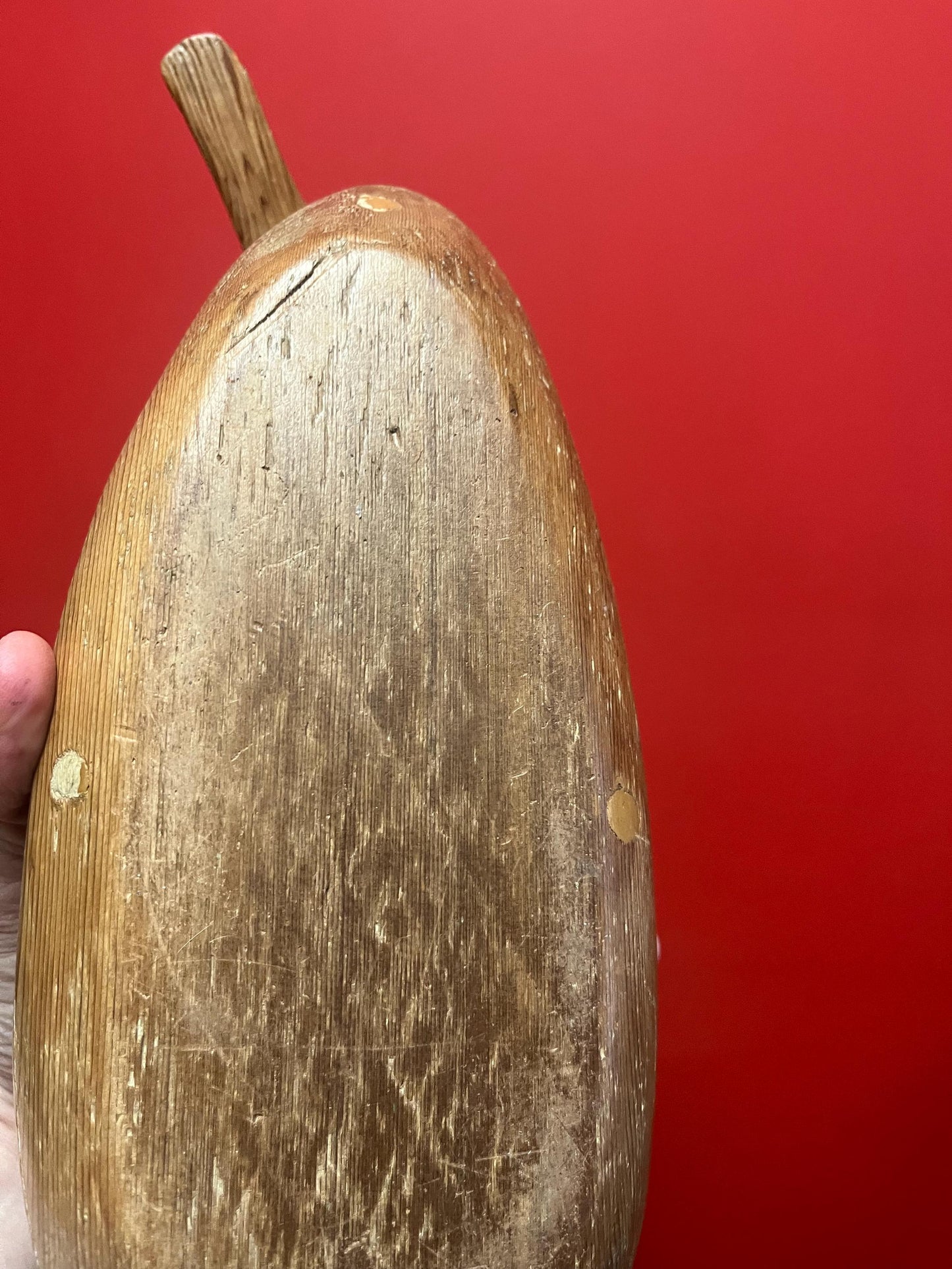 Beautiful 16 inch long antique Canadian wooden duck decoy simply perfect  wow