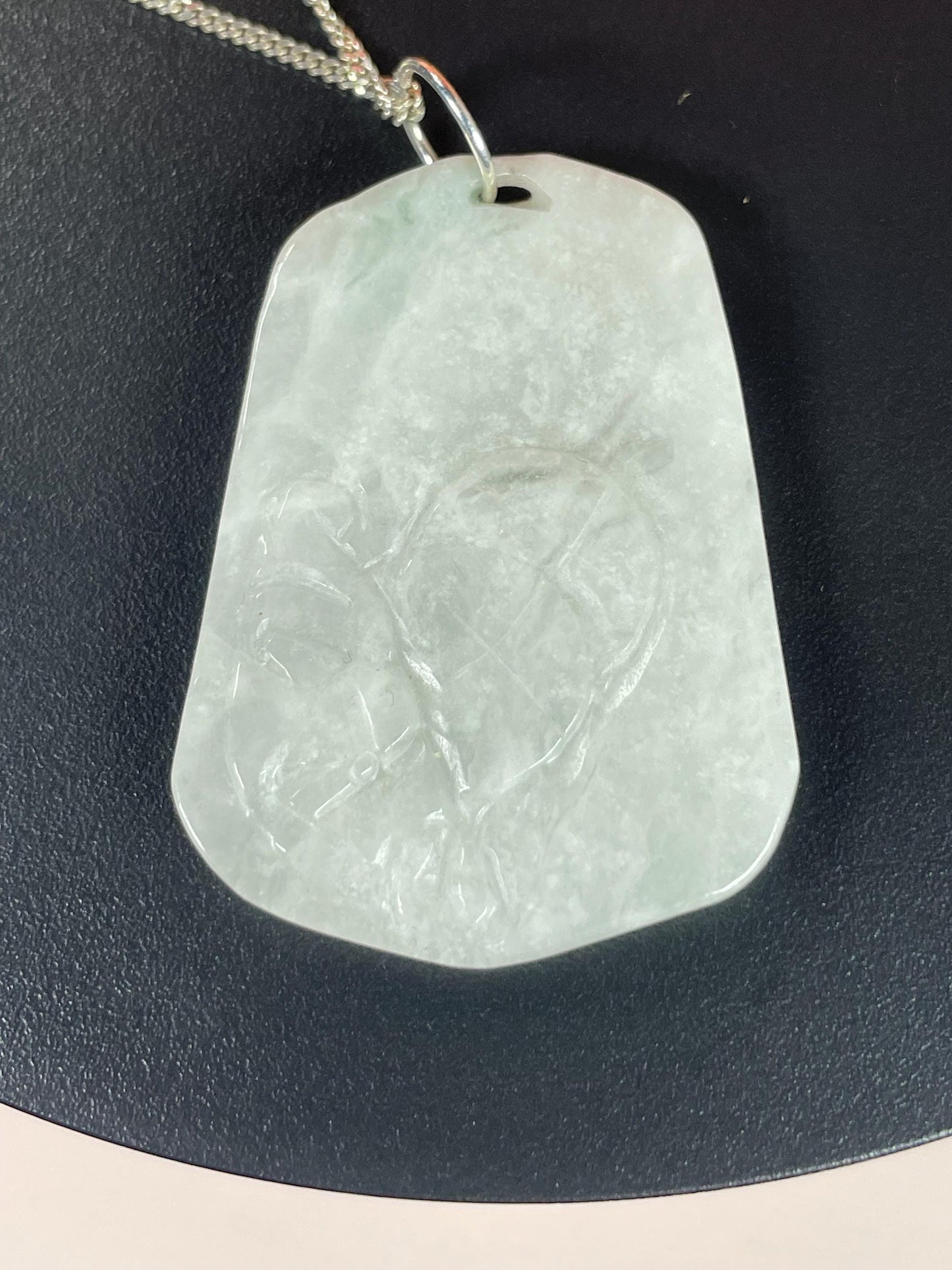 Chinese Jade pendant  17.75 inch Necklace