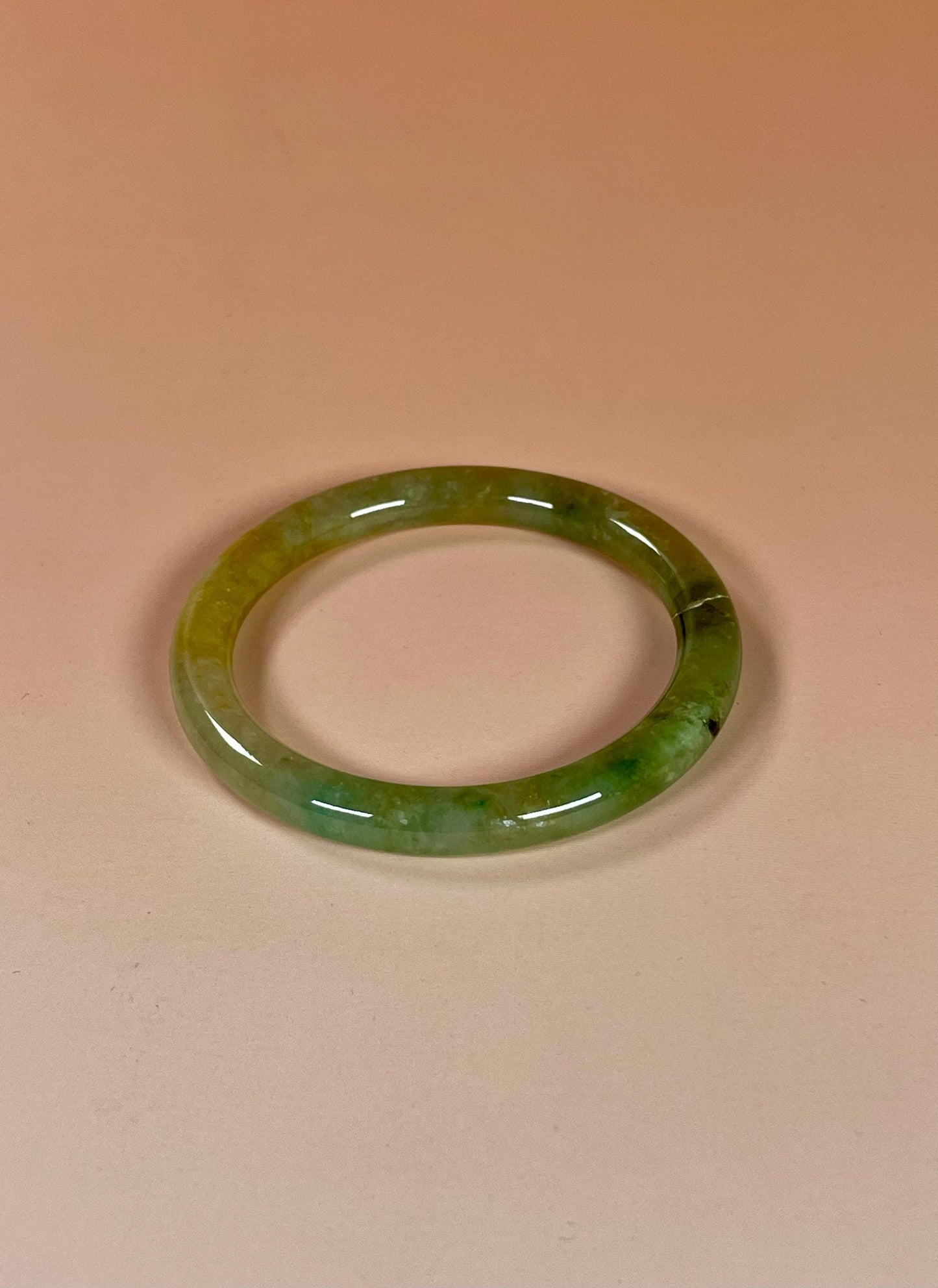 Fabulous 2.5 inch Authentic Chinese Jade Bangle #5
