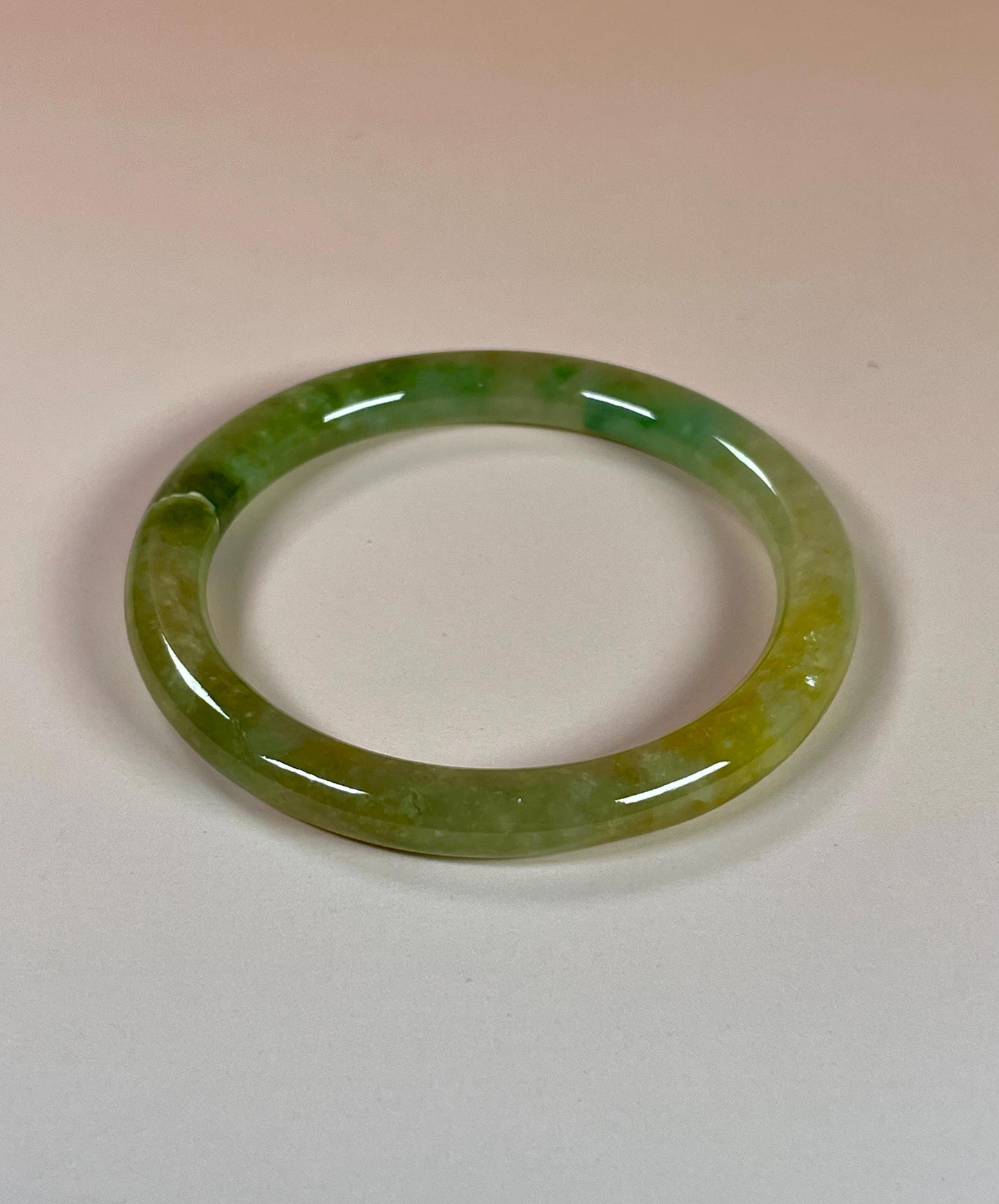 Fabulous 2.5 inch Authentic Chinese Jade Bangle #5