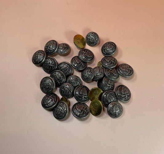 Lot of Metal Buttons for Sewing and Craft
