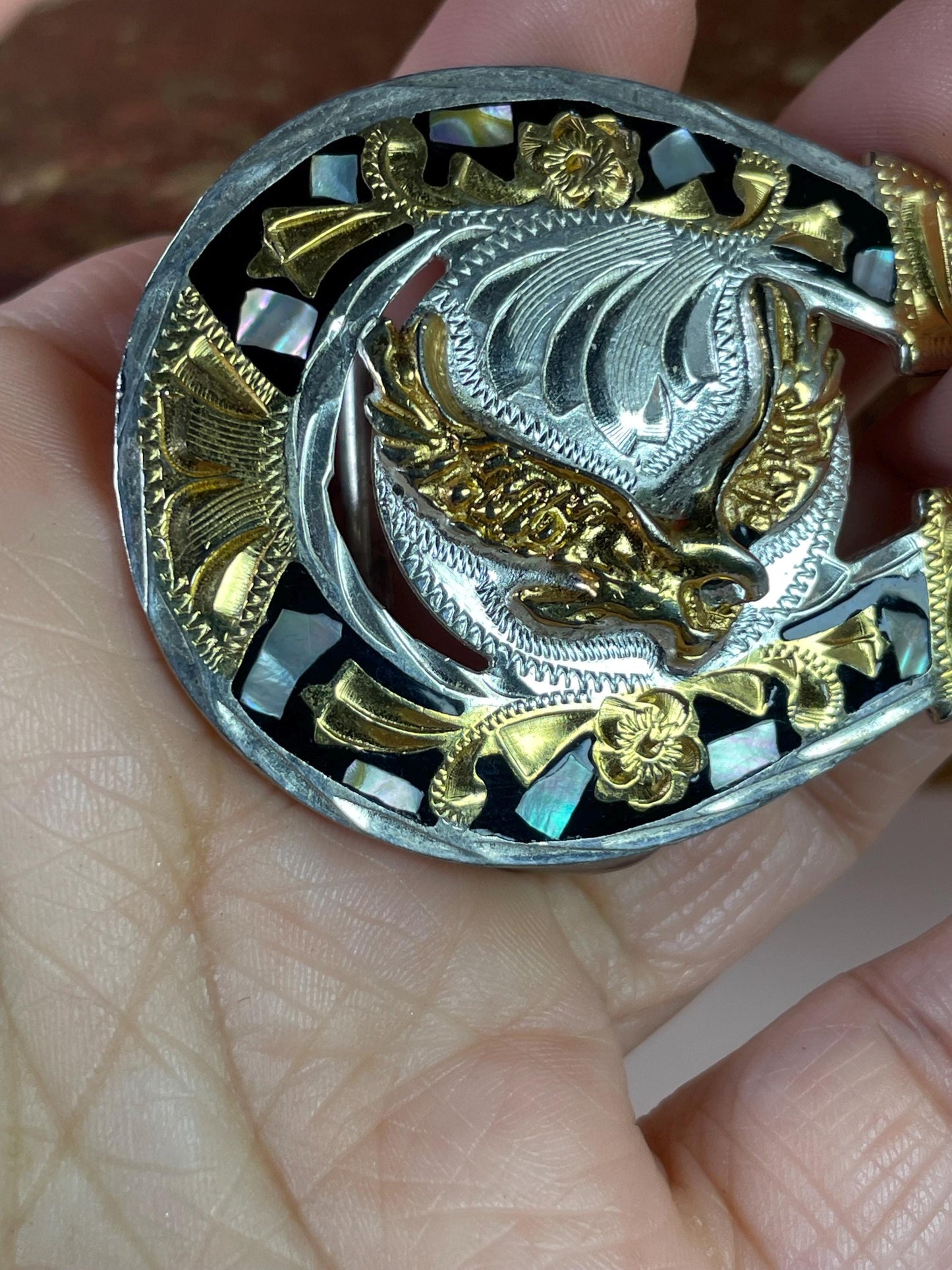 Very Cool Belt Buckle with Eagle Design