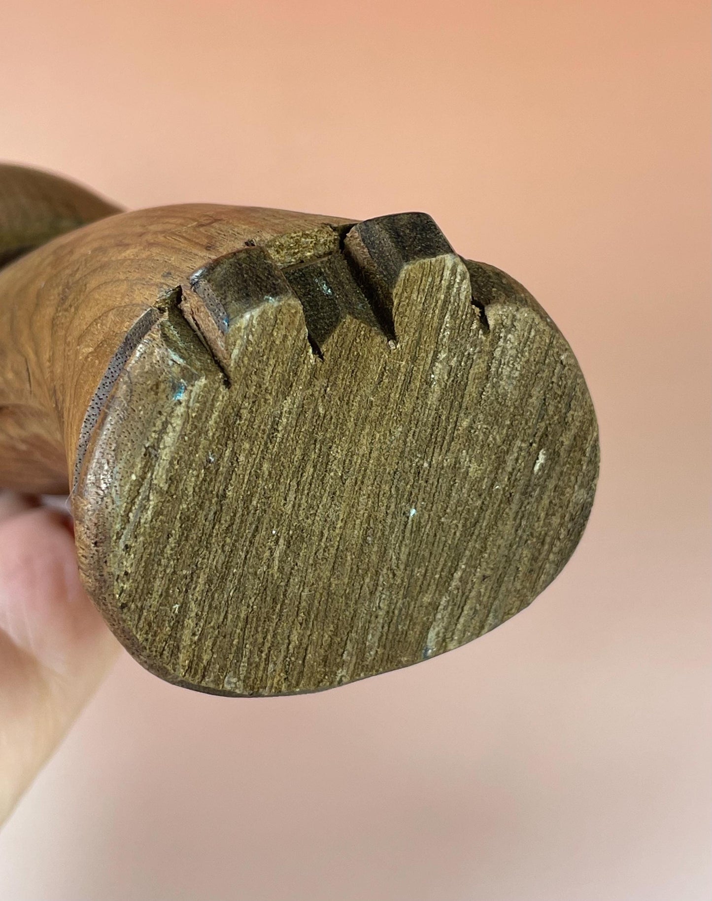 8.5 inch Asian Wooden Carved Statue