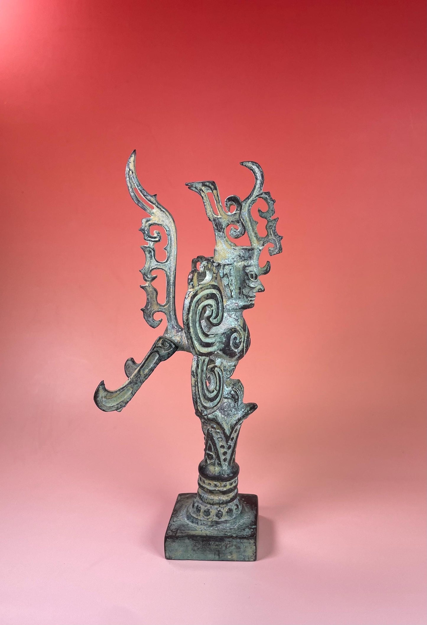 8 Bronze Southeast Asian Statue with Beautiful Patina
