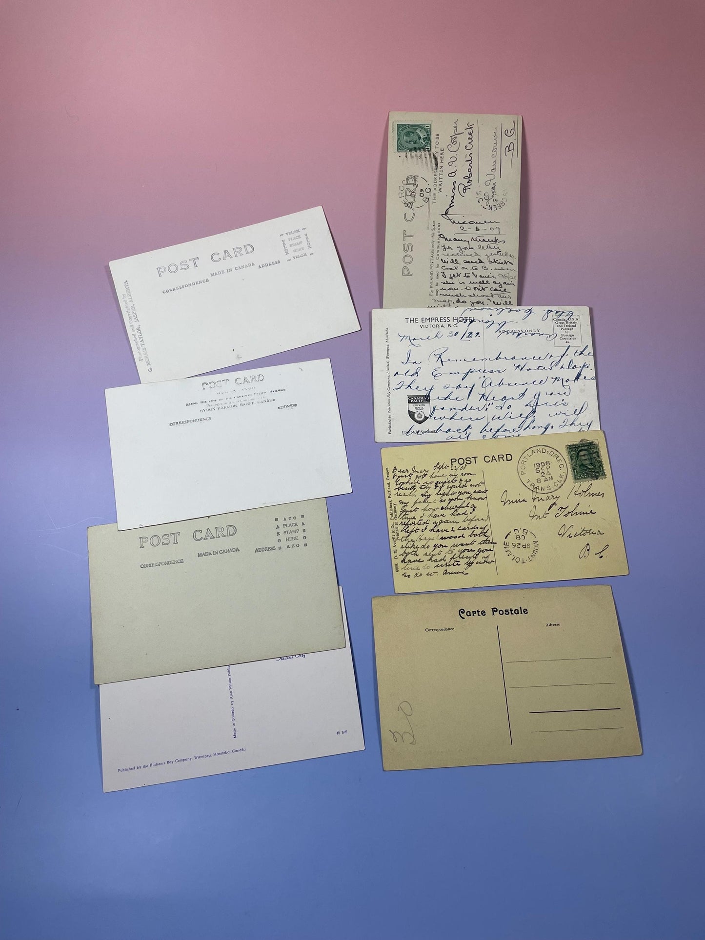 Lot of 8 Antique Postcards  Historic & Scenic Views