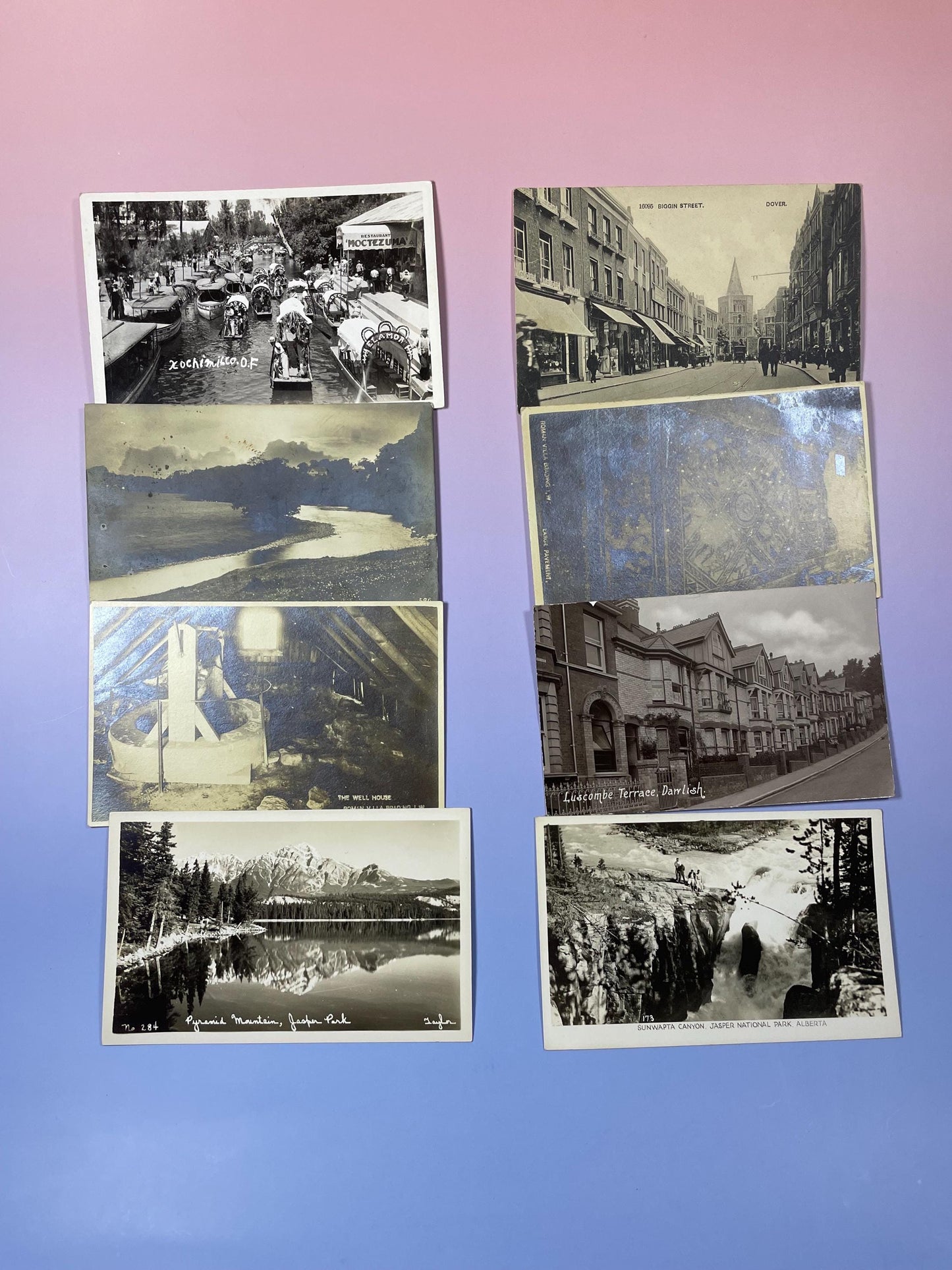 Lot of 8 Antique Postcards  Historic & Scenic Views