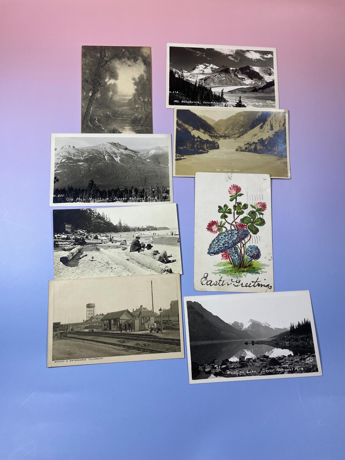 Lot of 8 Antique Postcards  Historic, Artistic and Scenic Views