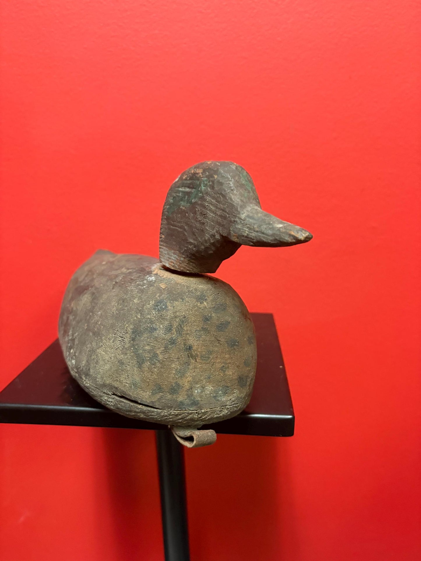 Beautiful primitive Canadian duck decoy 11 x 6 high in antique condition  wonderful example  duck decoy
